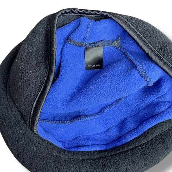 Vintage Marmot Townie Fleece Cap Hat Beanie Ear Flaps Style 1952 USA OS Blue - Picture 11 of 14